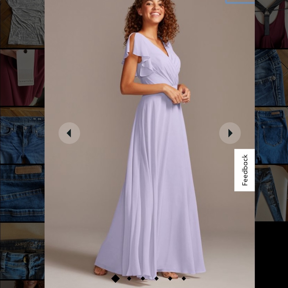 David’s Bridal Bridesmaid dress - Iris